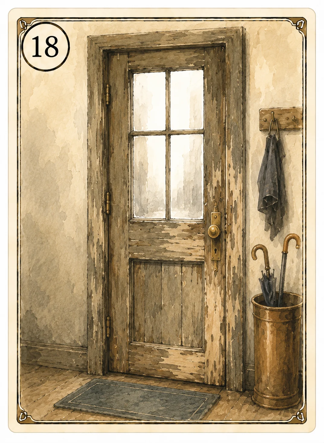 The Stopped Hour door card artwork