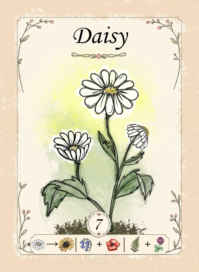 Bouquet Parlay Daisy card