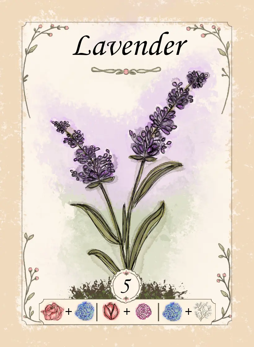 Bouquet Parlay Lavender card
