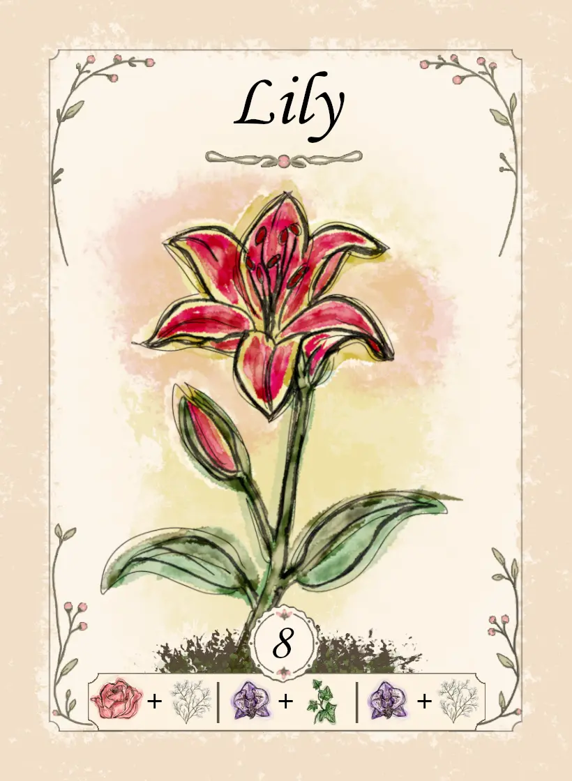 Lily card