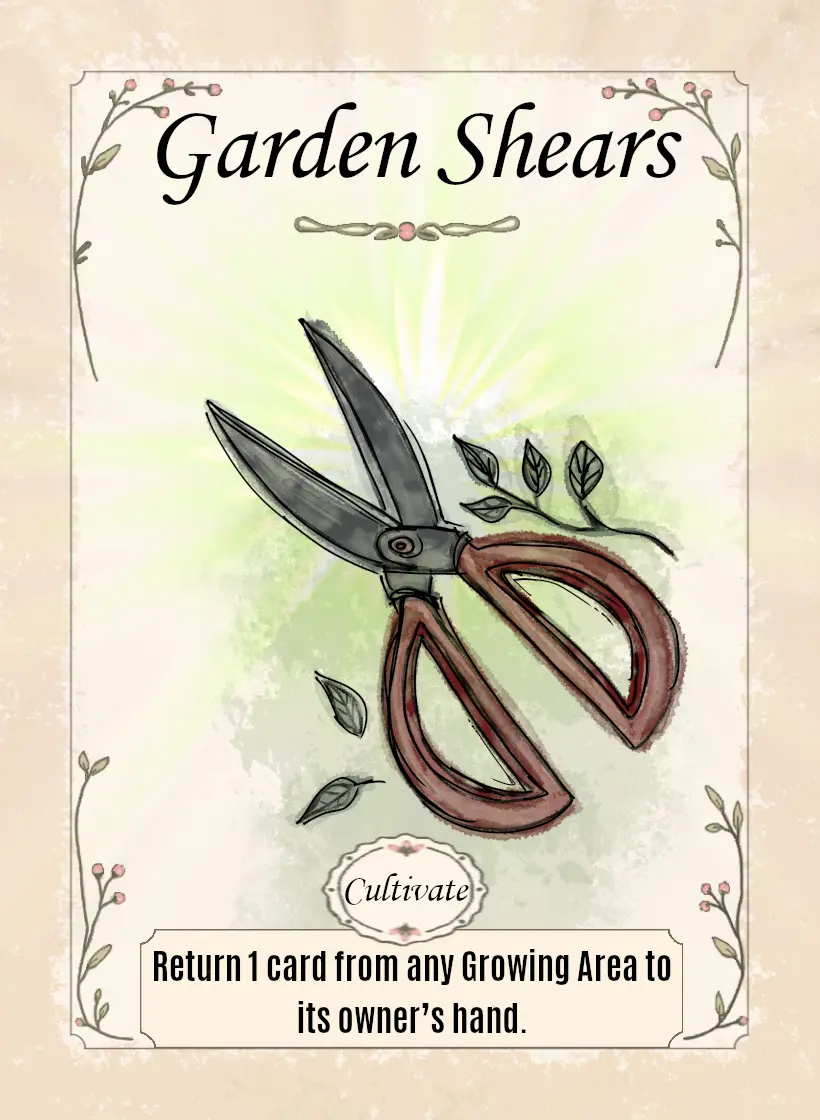 Garden Shears card