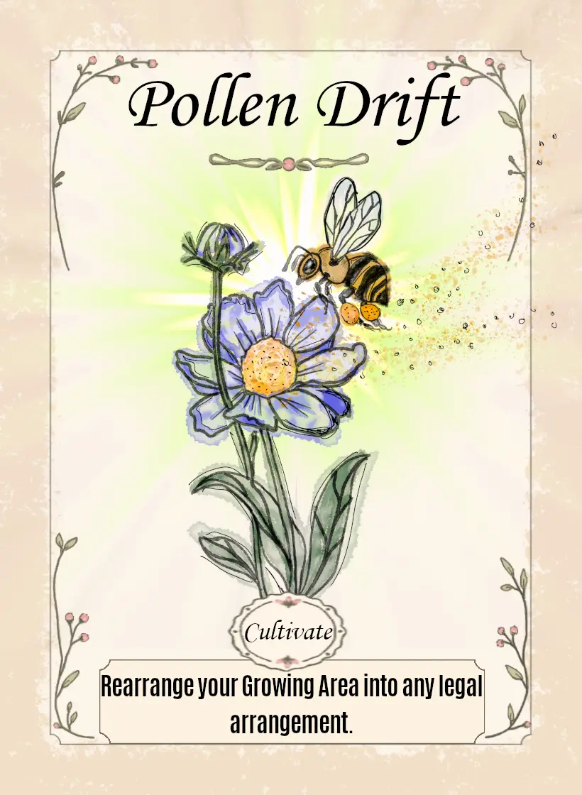 Pollen Drift card