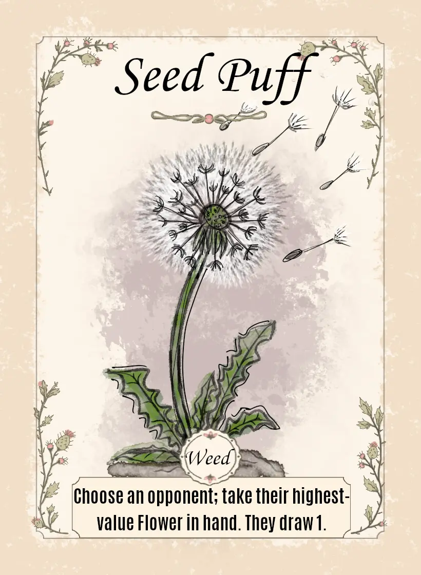 Seed Puff card
